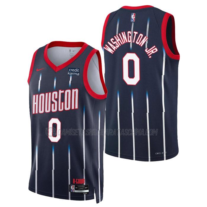 camiseta tyty washington houston rockets de 0 hombre city edition 2023 azul