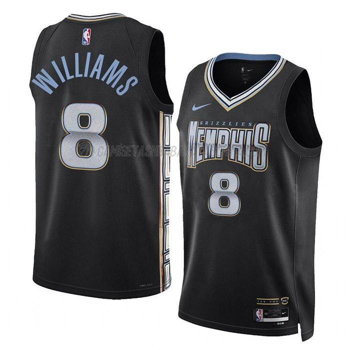 camiseta ziaire williams memphis grizzlies de 8 hombre city edition 2023 negro