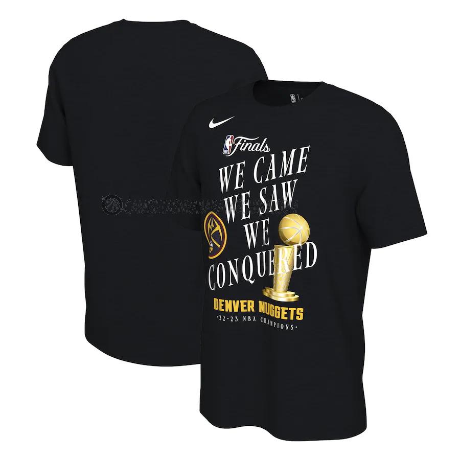 camisetas denver nuggets de 23621a12 hombre nba champions 2022-23 negro