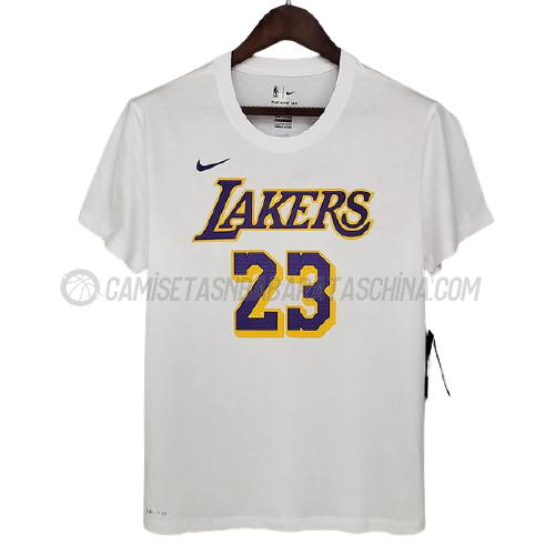 camisetas lebron james los angeles lakers de ts24 blanco