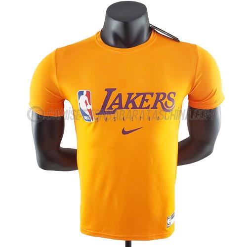 camisetas los angeles lakers de ts32 amarillo