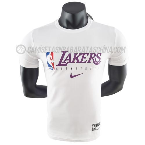 camisetas los angeles lakers de ts33 blanco