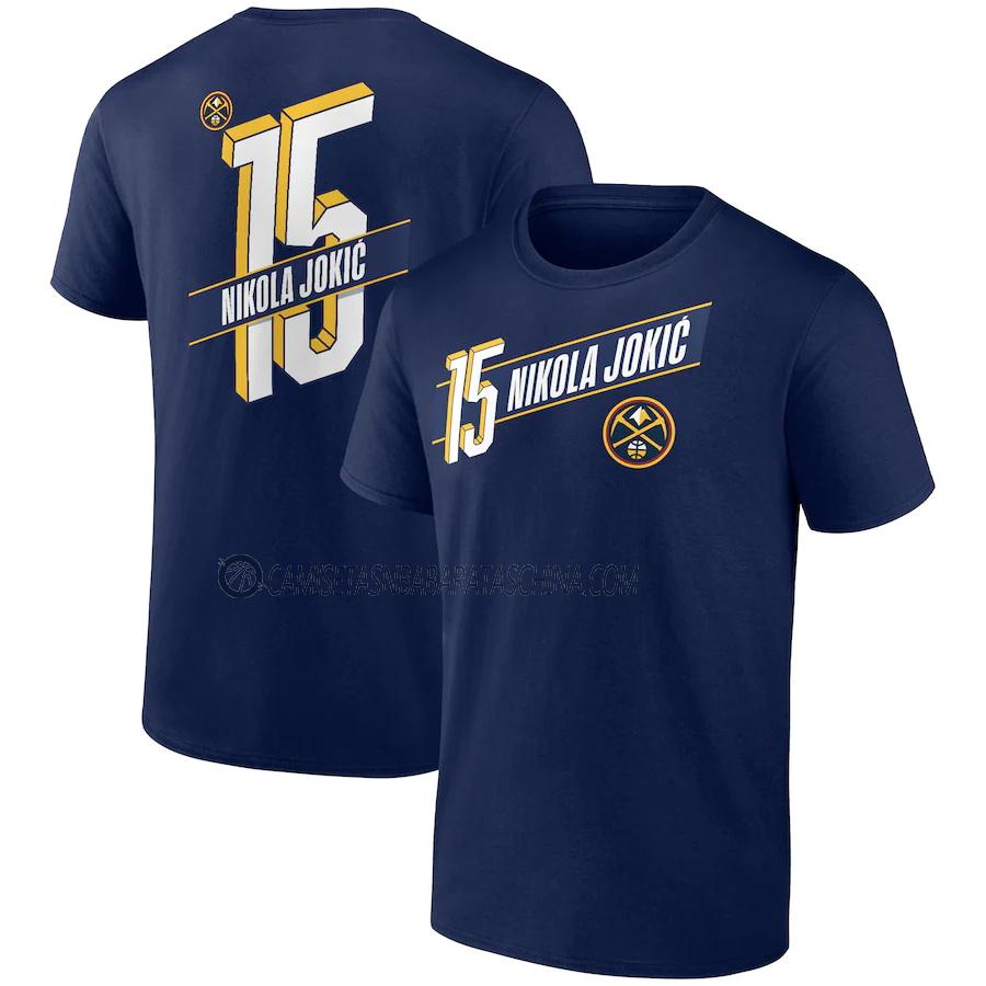 camisetas nikola jokic denver nuggets de 23621a20 hombre azul