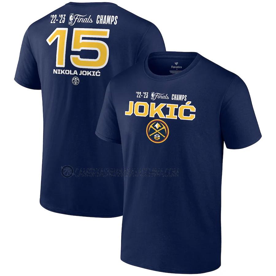 camisetas nikola jokic denver nuggets de 23621a4 hombre azul