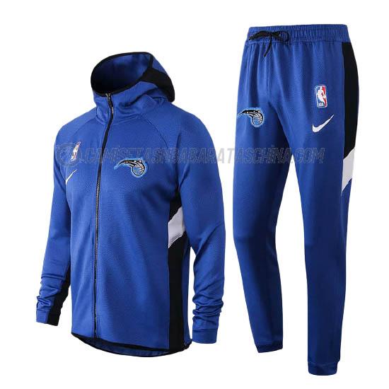 chaqueta con capucha orlando magic de 2023 azul