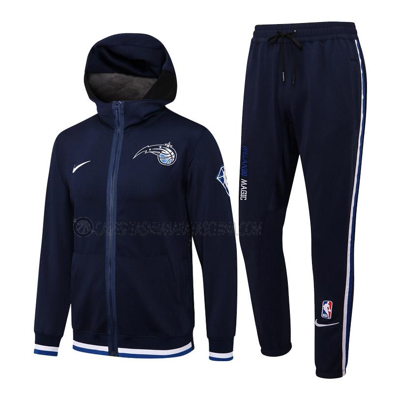 chaqueta con capucha orlando magic de hombre ccc027 2022 azul marino