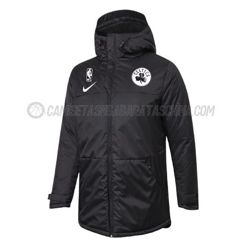 chaqueta de algodón boston celtics de 2023 negro