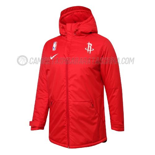 chaqueta de algodón houston rockets de 2023 rojo