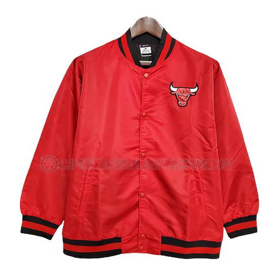 chaqueta de beisbol chicago bulls de 2021 rojo