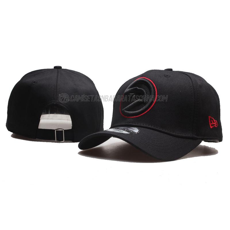 gorras de béisbol atlanta hawks de 2023 negro