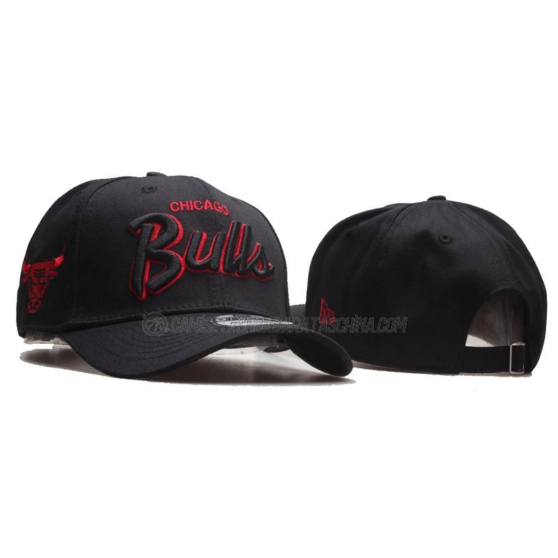 gorras de béisbol chicago bulls de 2023 negro