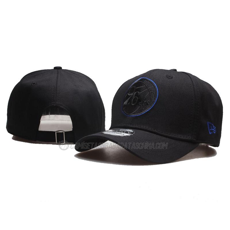 gorras de béisbol philadelphia 76ers de fc1 2023 negro