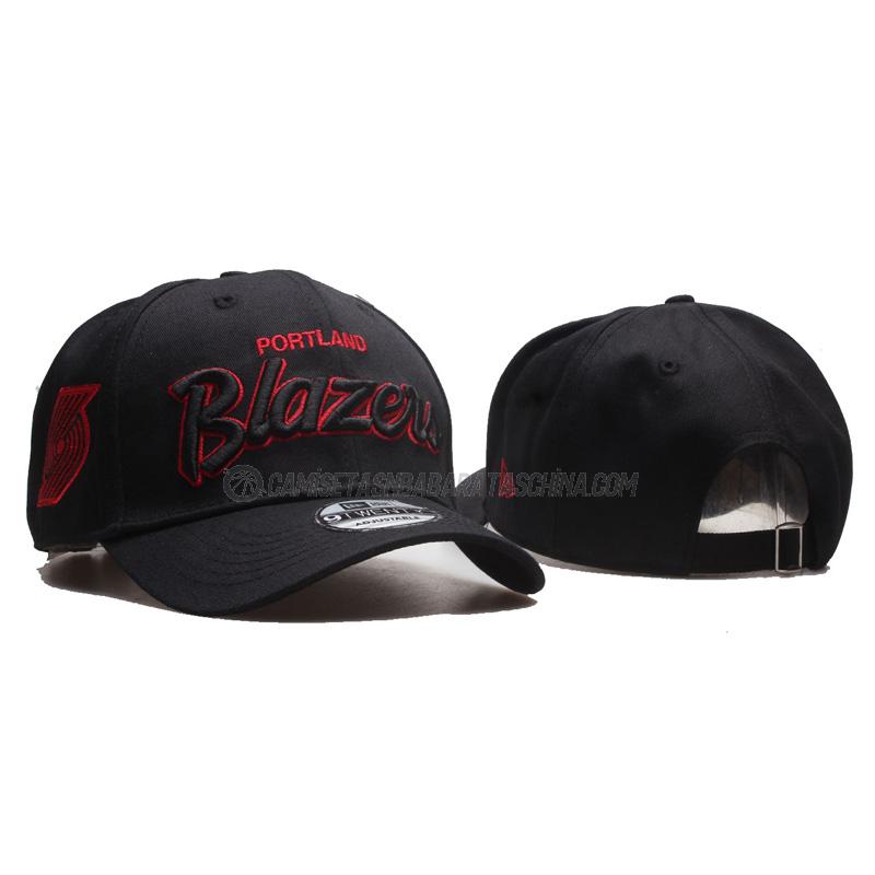 gorras de béisbol portland trail blazers de ktz1 2023 negro