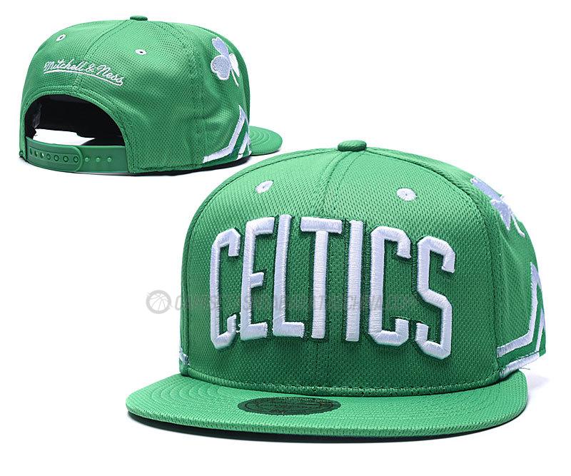 gorras de hip hop boston celtics de chh2 verde