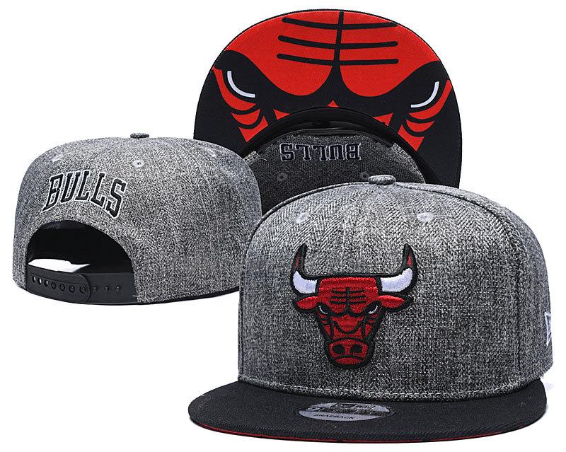 gorras de hip hop chicago bulls de chh10 gris