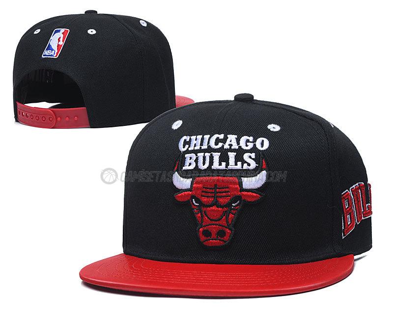 gorras de hip hop chicago bulls de chh12 rojo negro