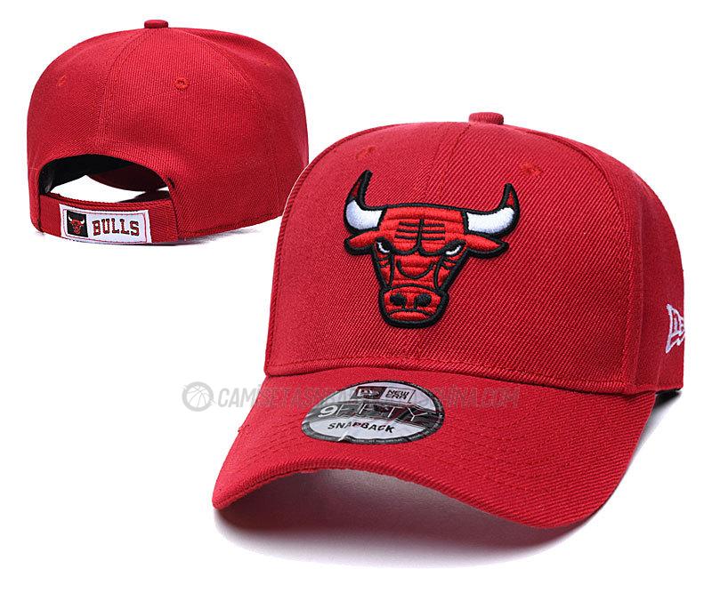 gorras de hip hop chicago bulls de chh13 rojo