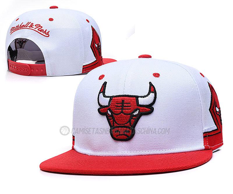 gorras de hip hop chicago bulls de chh16 blanco