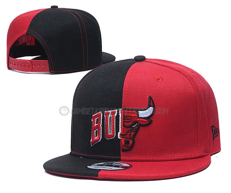 gorras de hip hop chicago bulls de chh17 rojo negro