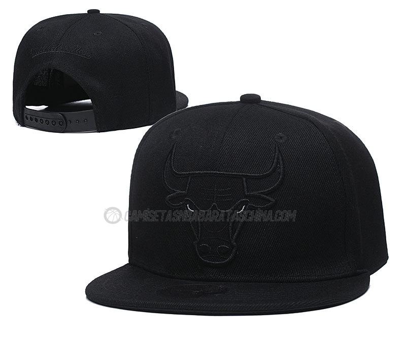 gorras de hip hop chicago bulls de chh19 negro