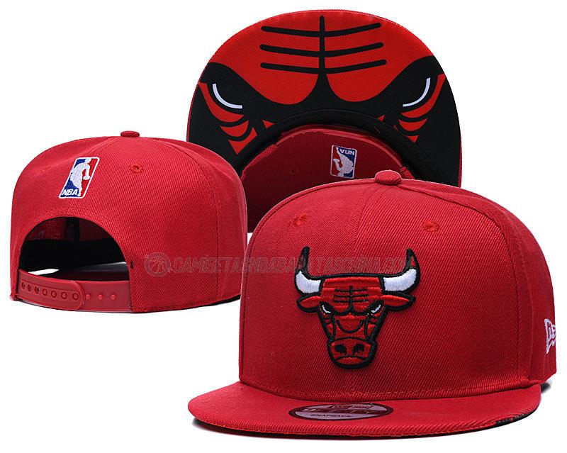 gorras de hip hop chicago bulls de chh20 rojo