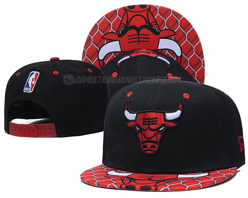 gorras de hip hop chicago bulls de chh22 negro