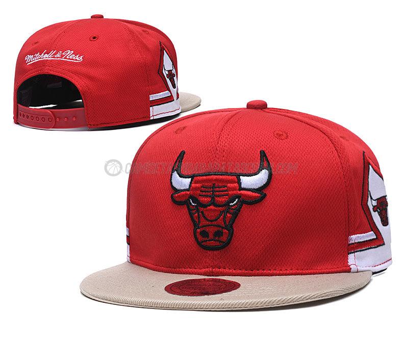 gorras de hip hop chicago bulls de chh24 rojo