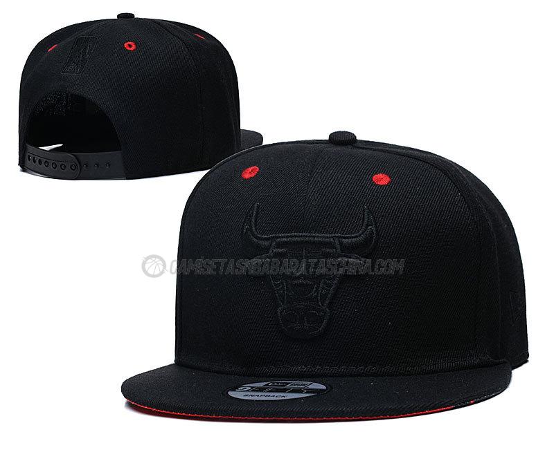 gorras de hip hop chicago bulls de chh25 negro