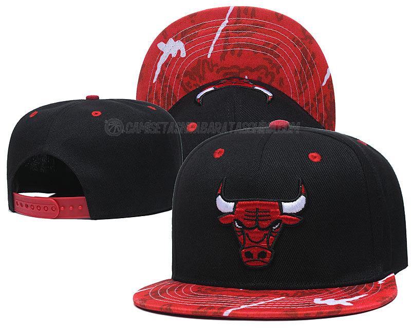 gorras de hip hop chicago bulls de chh27 negro