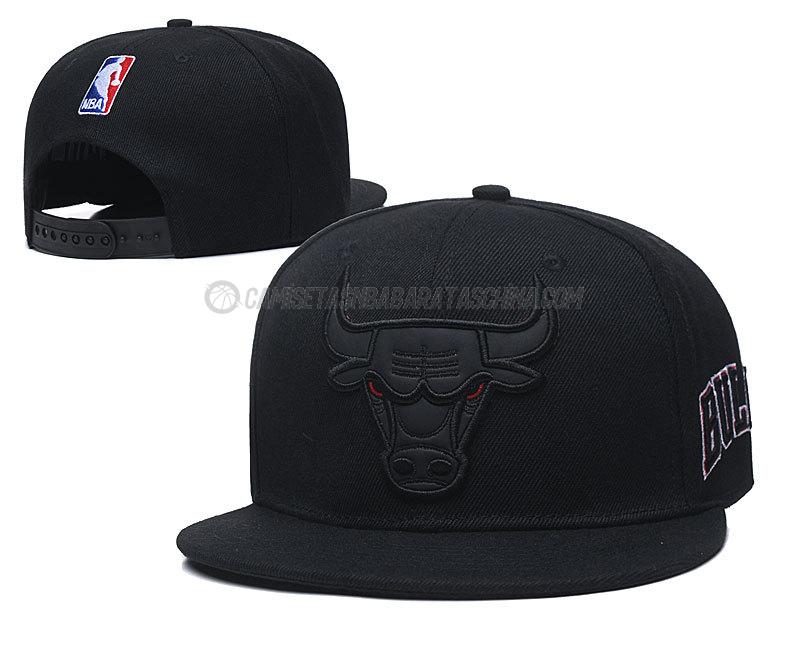 gorras de hip hop chicago bulls de chh28 negro