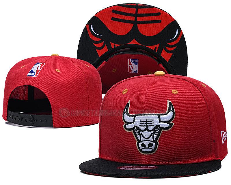 gorras de hip hop chicago bulls de chh30 rojo