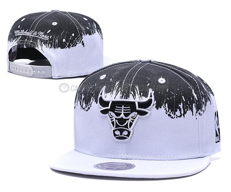 gorras de hip hop chicago bulls de chh31 blanco