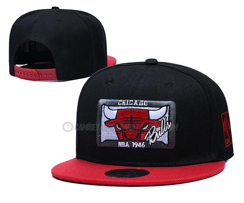 gorras de hip hop chicago bulls de chh32 negro