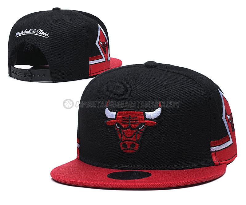 gorras de hip hop chicago bulls de chh35 negro