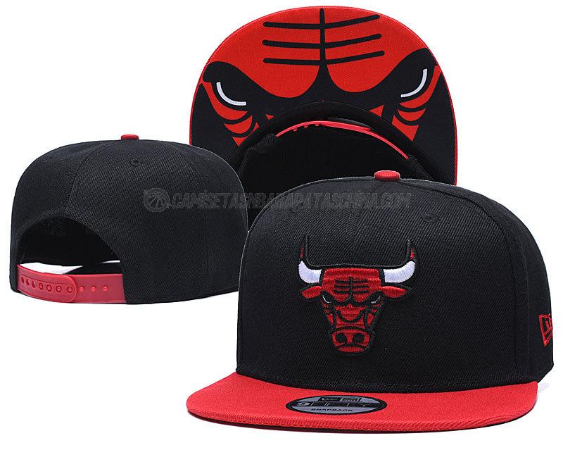 gorras de hip hop chicago bulls de chh37 negro