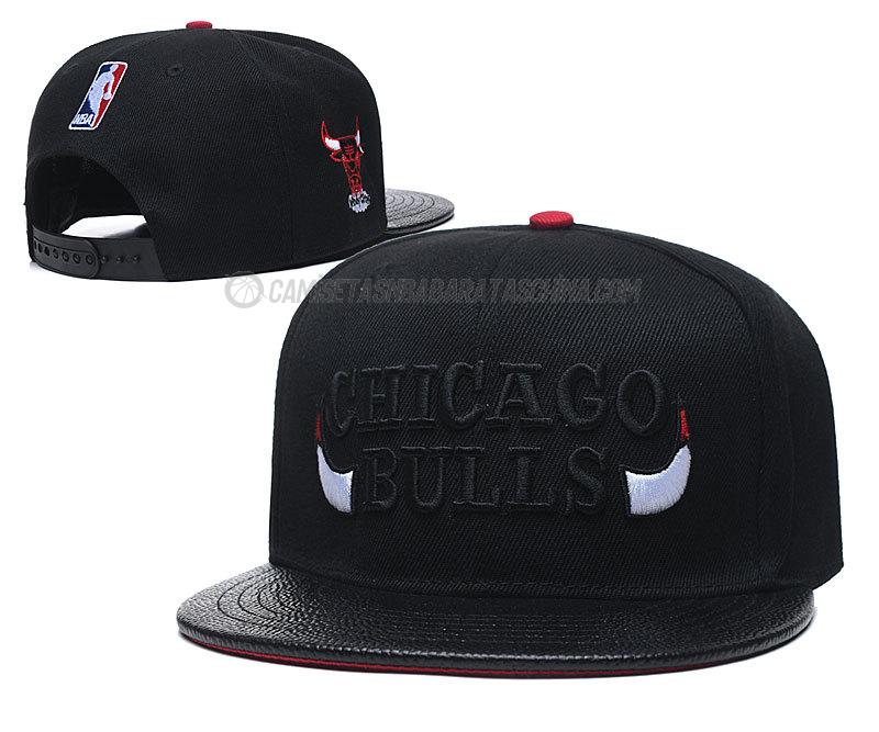 gorras de hip hop chicago bulls de chh38 negro