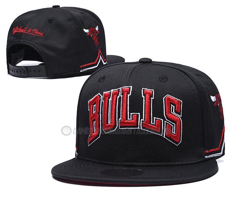 gorras de hip hop chicago bulls de chh39 negro