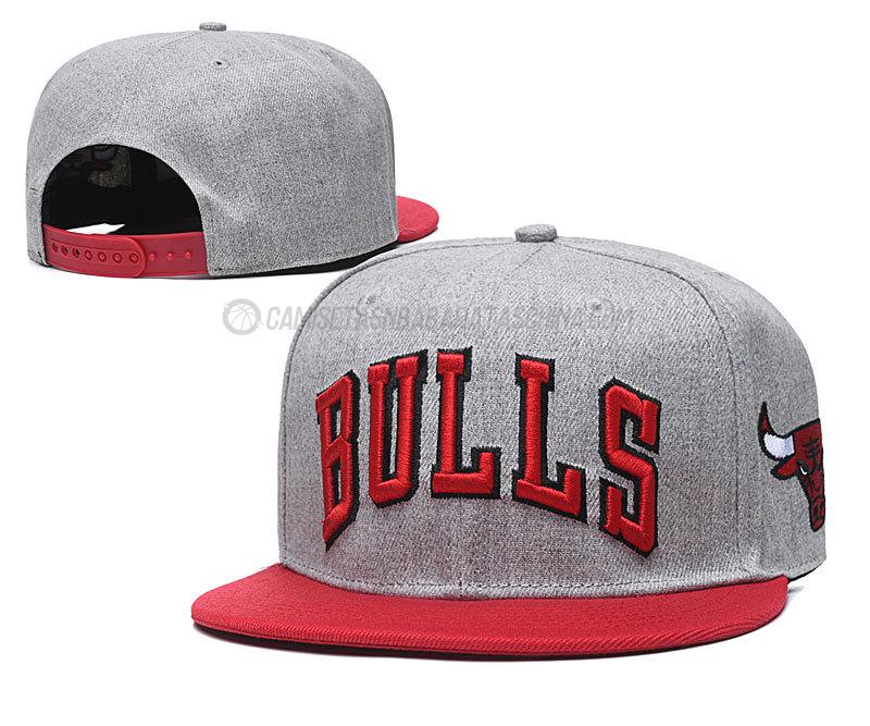 gorras de hip hop chicago bulls de chh6 gris