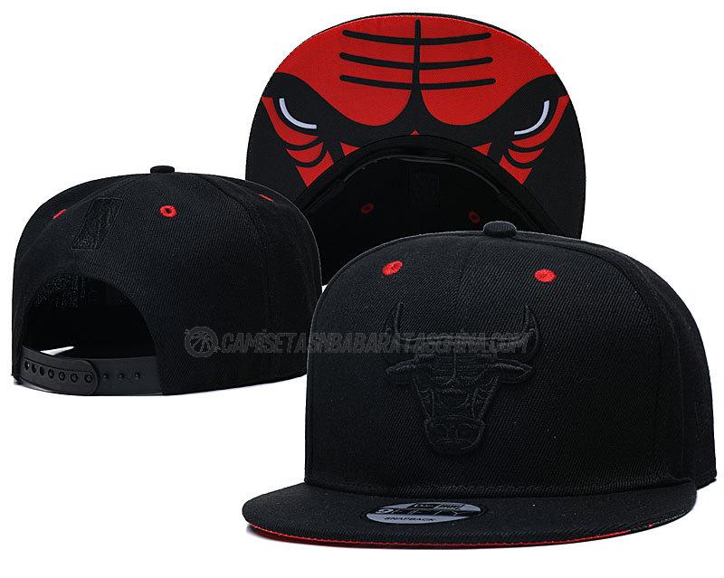 gorras de hip hop chicago bulls de chh9 negro