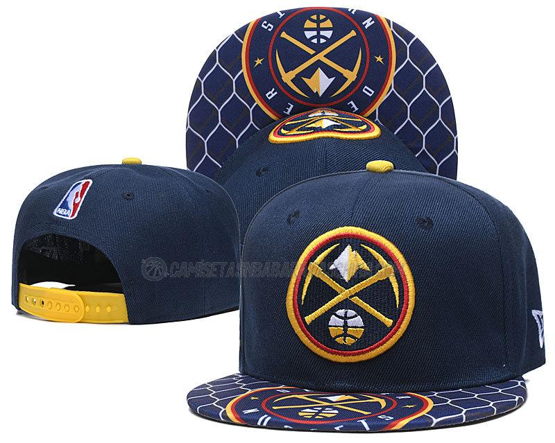 gorras de hip hop denver nuggets de chh128 azul