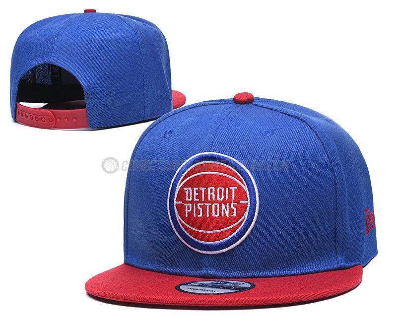 gorras de hip hop detroit pistons de chh121 azul