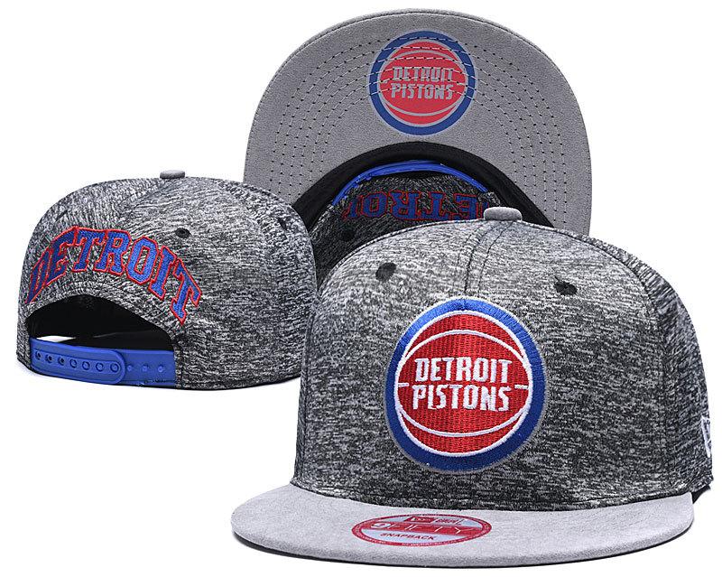 gorras de hip hop detroit pistons de chh122 gris