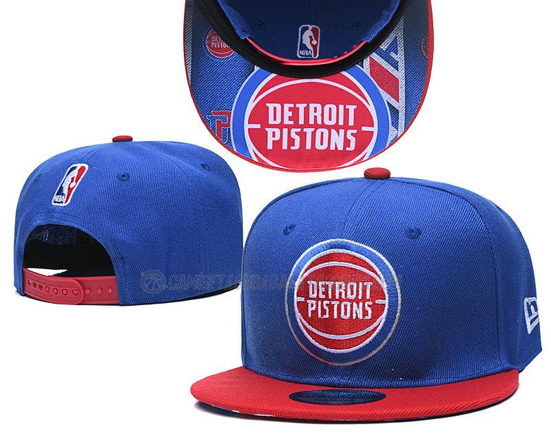 gorras de hip hop detroit pistons de chh123 azul