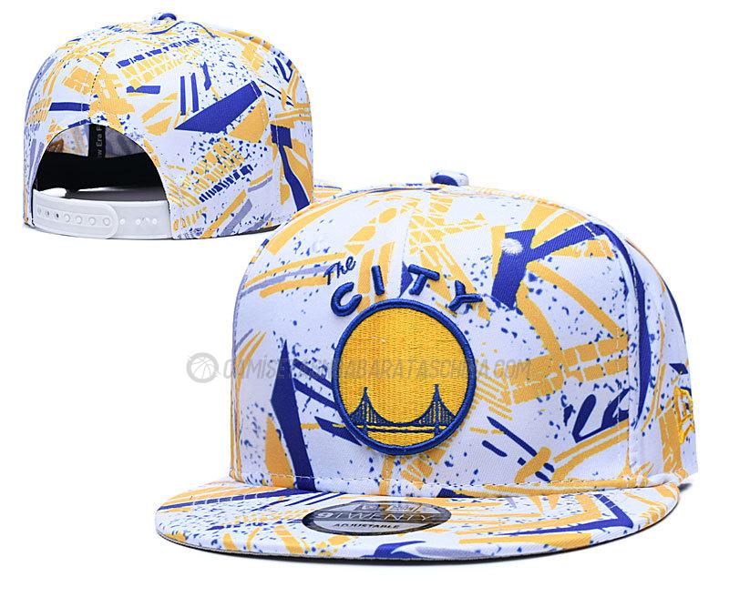 gorras de hip hop golden state warriors de chh45 blanco