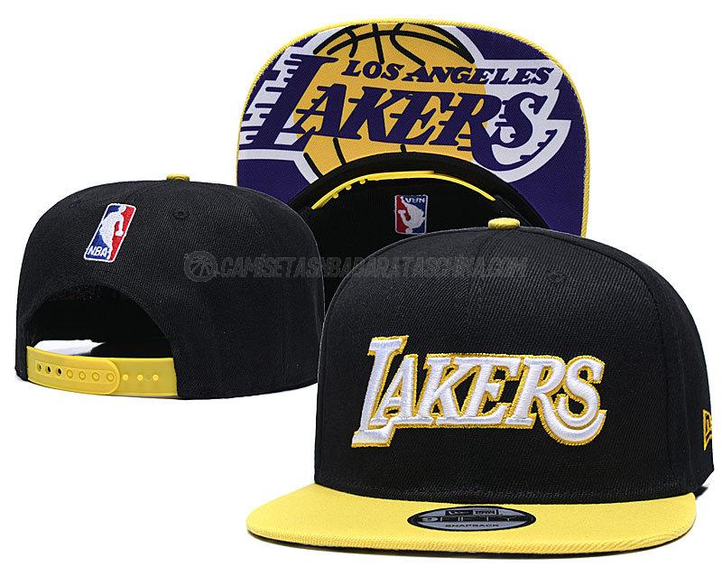 gorras de hip hop los angeles lakers de chh53 negro