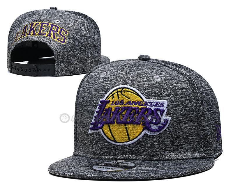 gorras de hip hop los angeles lakers de chh59 gris