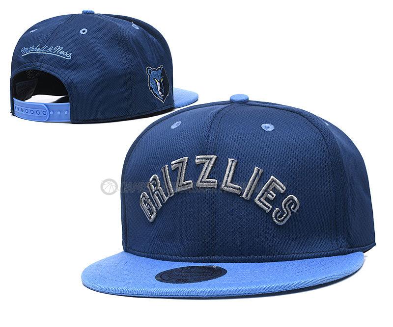 gorras de hip hop memphis grizzlies de chh93 azul