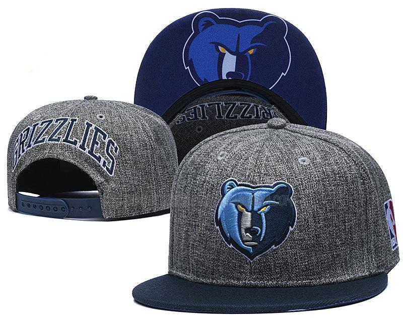 gorras de hip hop memphis grizzlies de chh95 gris