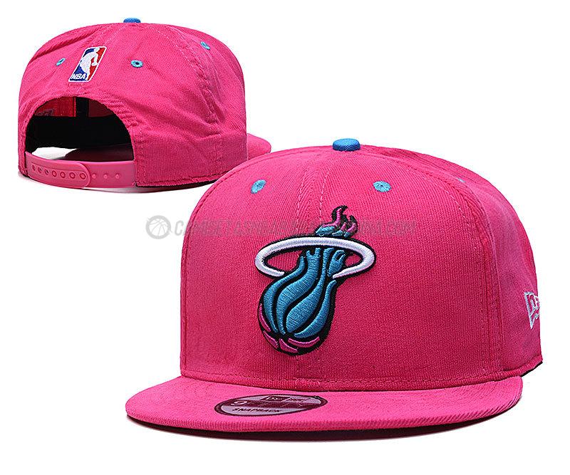 gorras de hip hop miami heat de chh145 rosa