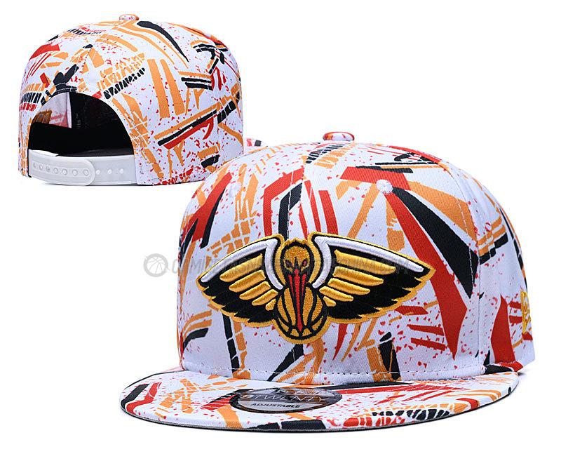 gorras de hip hop new orleans pelicans de chh133 blanco